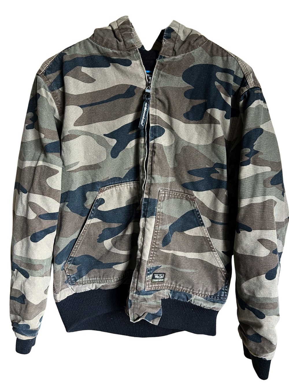 Vintage Walls Tough Wear Camouflage Hooded Kids Jacket - Kidz Grow System